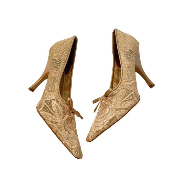 Jeffrey Campbell Gracious Pump NEW Tan Size 5.5 - Picture 3 of 12